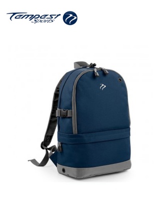 Tempest Sports Navy/Grey Backpack